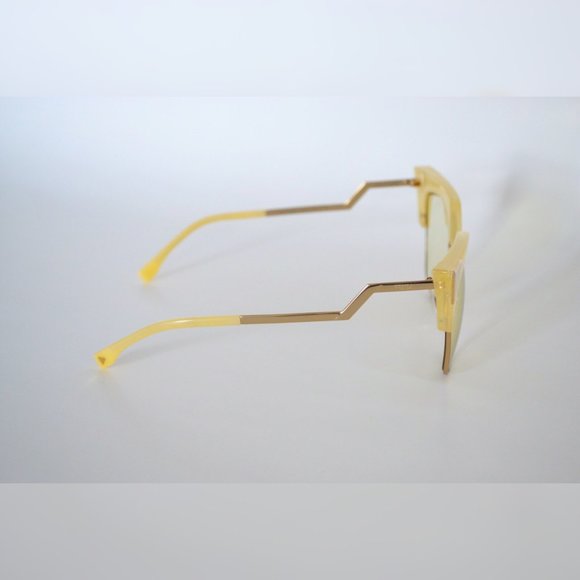 FENDI FF 0149/S 040G YELLOW & SMOKE FL SILVER - Picture 5 of 10